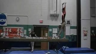 2009 BGSU Gymnastics Orange vs. Brown Balance Beam