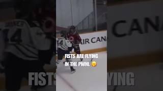 FIRST PWHL FIGHT? WHO WON?? #pwhl #hockey #BostonFleet #OttawaCharge