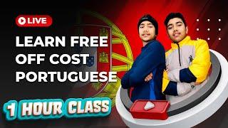 Learn Portuguese For Free 1 Hour Live Class (BIG UPDATE :- Information)