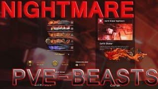 Warface - NIGHTMARE EARTH SHAKER *PVE-BEASTS* SNIPER (full crowns for time)