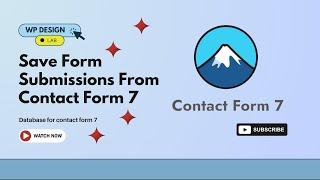 Save Form Submissions From Contact Form 7 | Database for contact form 7