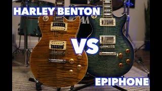 Comparing a Harley Benton SC550 ii with an Epiphone MIK Les Paul