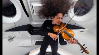 Polaris Dawn astronaut Sarah Gillis plays 'Star Wars' song on violin in space, Starlink beams it