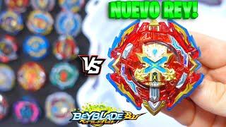 ES UNA BESTIA!| El NUEVO B-200 XIPHOID XCALIBUR vs TODOS los BEYBLADE  DB & BU! BEYBLADE BURST BU !