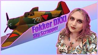 Fokker DXXI; Scrapper of the Sky - 1/72 Frog with Printscale Decals