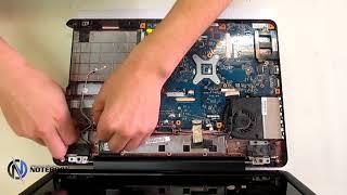 Toshiba Satellite L500 - Disassembly and fan cleaning