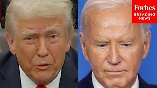 BREAKING NEWS: President Trump Responds To Former President Biden's Prostate Cancer Diagnosis
