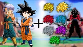 Kid Trunks and Goten - All Super Saiyan Forms ( Transform ) 2024 Cre4U