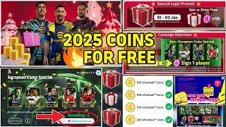 How To Get Free 2025 Coins Free 5X Epic Selection Ticket And 26X Free Epic In eFootball™ 2025 Mobile