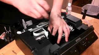 ***WARNING DONT DO*** Print Head REMOVAL - Epson XP-320 and XP-310 - Fixing Clogged Heads