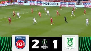 FC Heidenheim gegen NK Olimpija [2-1] | UEFA Conference League 2024/25 | Spiel Höhepunkte!