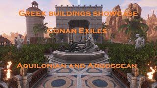 Greek buildings showcase - Conan Exiles - Aquilonian and Argossean DLC