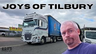 UK HGV Driver. Class 1 Multidrop. The Joys of Tilbury. UK Trucking.