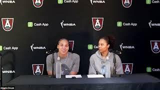 Atlanta Dream Post Game w/ Coach Smesko, Brionna Jones and Nia Coffey