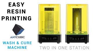 ANYCUBIC wash & cure machine: Streamline your resin 3d printing workflow