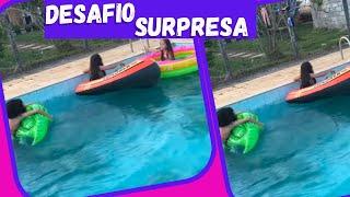 DESAFIO DA PISCINA COM AS AMIGAS 