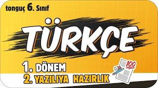 6.Sınıf Türkçe 1.Dönem 2.Yazılıya Hazırlık  #2025