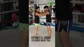 Muay Thai Training - Dominating the Clinch with Yothin F.A. Group