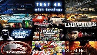 PCSX2 PS2 Emulator Gameplay - Test 10 Games 4K 60FPS with Settings | RX 6700 XT Ryzen 5 5600X