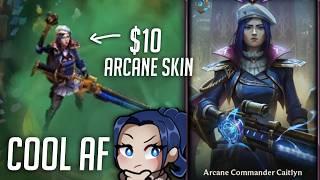 Getting paid $500 to play NEW CAITLYN SKIN from ARCANE