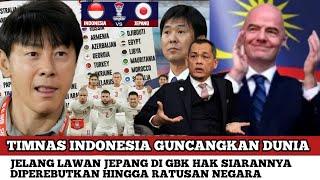 MENGGUNCANG DUNIA !! LAGA INDONESIA VS JEPANG HAK SIARNYA JADI REBUTAN RATUSAN NEGARA  reaction 