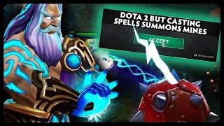 Dota 2 But Casting Spells Summons Mines