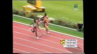 Marta Domínguez Vs Dibaba en los 5000m París 2003