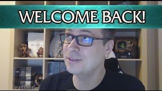 Welcome back! - Vlog - New content starting today!