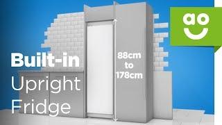 Integrated Upright Fridges Measurement Guide | ao.com