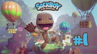 Uma Grande Aventura nos Aguarda - Inicio de Gameplay Sackboy: A Big Adventure com RTX PT-BR