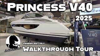 Princess V40 - Veneen esittely Boat Walkthrough Video Tour