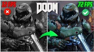 DOOM 2016: FPS Boost for Extremely Low End PCs! (Integraded Graphics)