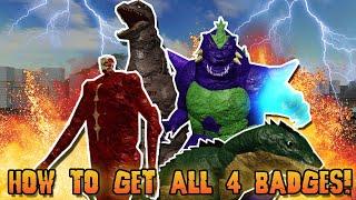 4 NEW BADGES UPDATE! + HOW TO GET THEM ALL! | Roblox Kaiju World