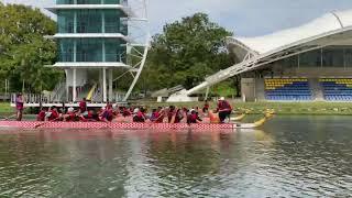 Dragon Boat team building at Marina putrajaya,