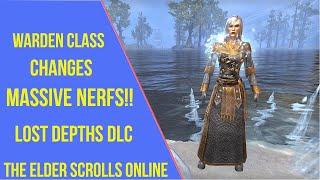 ESO Warden Class Changes - Lost Depths DLC