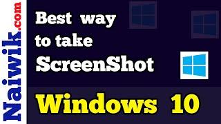 How to take Screenshot in Windows 10 || Snip & Sketch tutorial