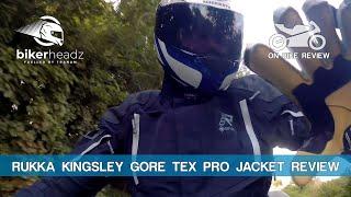 On Bike product review of RUKKA Kingsley Gore Tex Pro Motorcycle Jacket | bikerheadz.co.uk