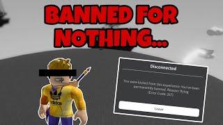 The story of how I got Perma banned for doing absolutely NOTHING... | slap battles | Roblox