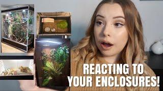 Reacting To My Subscribers Animal Enclosures!