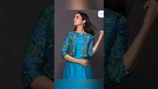 Jacket style salwar suits new designs 2025| Salwar kameez with jacket | Short jacket kurti design