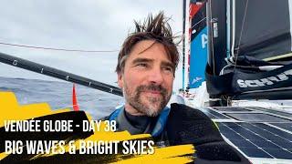 Big Waves & Bright Skies - Day 38 - Vendée Globe