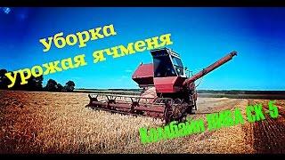 Комбайн НИВА СК-5 уборка урожая ячменя.