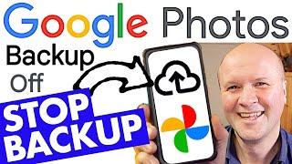 How to STOP BACKUP in Google Photos!