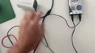 Mini nobreak 12v em uma câmera ip