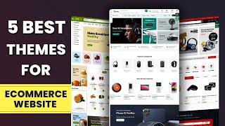 5 Best WordPress themes for ecommerce website | Best woocommerce theme for WordPress website