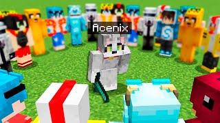 Minecraft: ACENIX vs TODOS LOS COMPAS  MINECRAFT SPEEDRUN vs ASESINOS