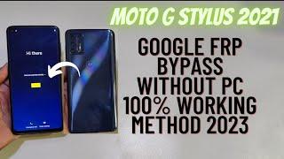 Moto G Stylus 2021 Frp Bypass Without Pc 100℅ Worked Method 2023