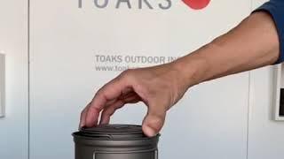 Nesting of TOAKS 550ml and 900ml Pots