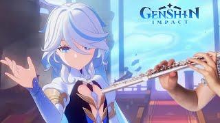 Focalors Sacrifice Cutscene "Sinner's Finale" - Genshin Impact | Flute Cover [SHEET MUSIC]