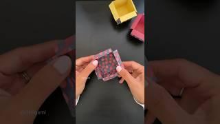 Easy origami candy box #origami #origamibox #easyorigami #candybox #sweetbox #shortswithcamilla